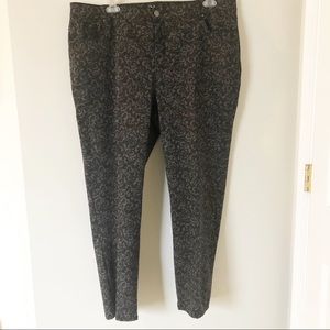 Style & Co Skinny Patterned Pants